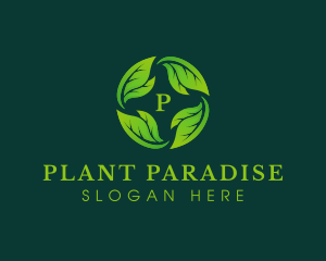 Herbal Leaves Planting logo design