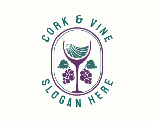 Grape Wine Farm logo design