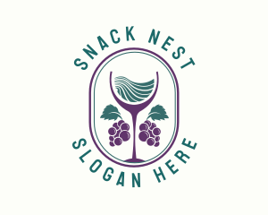 Grape Wine Farm logo design