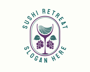 Grape Wine Farm logo design