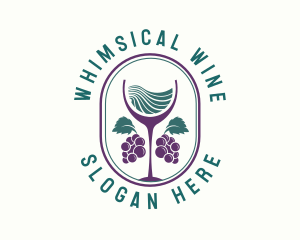 Grape Wine Farm logo design