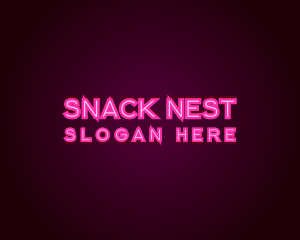 Neon Boutique Bar logo design