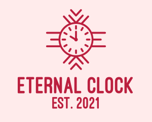 Red Time Wristwatch  logo