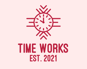 Red Time Wristwatch  logo