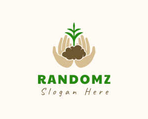Hands Plant Soil Logo