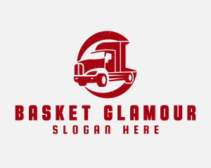 Red Haulage Truck Logo