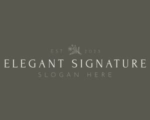 Elegant Classy Business logo design