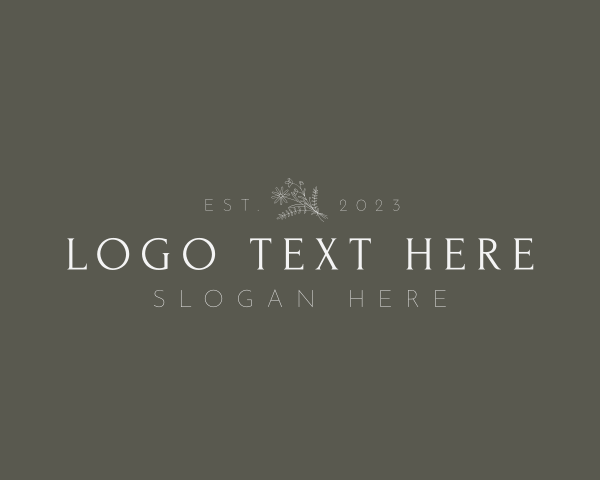 Classy logo example 2