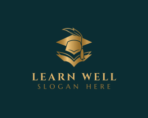 Learning Book Graduation logo design