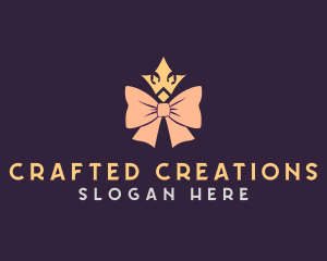 Ribbon Crown Jewelry logo design