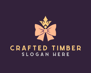 Ribbon Crown Jewelry logo design