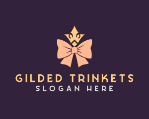 Ribbon Crown Jewelry logo design