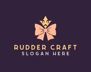 Ribbon Crown Jewelry logo design