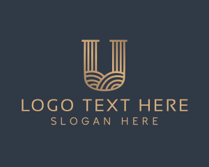 Elegant Boutique Letter U logo