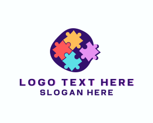 Puzzle - Learning Puzzle Game logo design