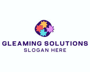 Learning Puzzle Game logo design