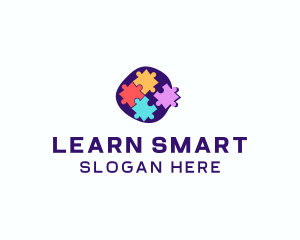 Learning Puzzle Game logo design