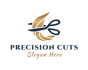 Golden Hair Scissor logo