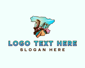Spain  Mountain Landscape logo