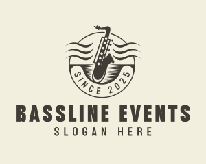 Saxophone Musical Concert logo