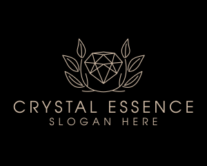 Crystal Leaf Boutique logo design