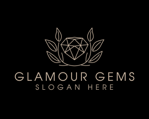 Crystal Leaf Boutique logo design