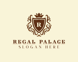 Regal Shield Monarchy logo design