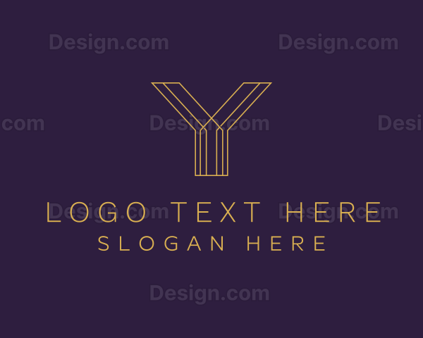 Golden Stylish Boutique Logo