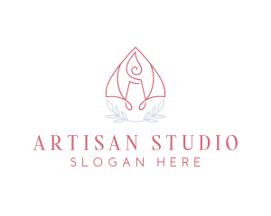 Artisanal Decor Candle logo design