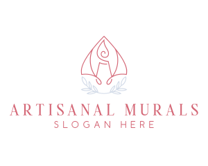 Artisanal Decor Candle logo design