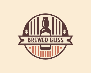 Beer Pub Liquor logo design