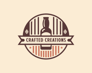 Beer Pub Liquor logo design