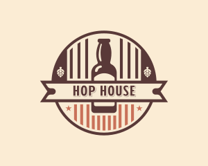 Beer Pub Liquor logo design