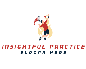Tennis Male Athlete logo