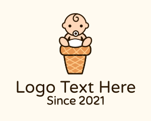 Sitting Baby Cone logo