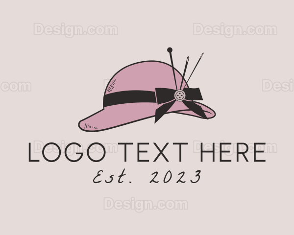 Woman Fedora Hat Logo