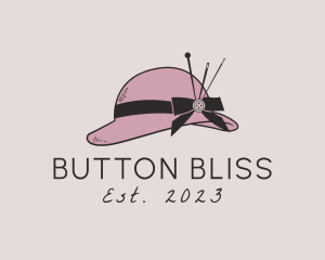 Woman Fedora Hat logo design