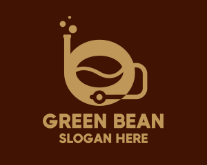 Coffee Bean Snorkel logo design