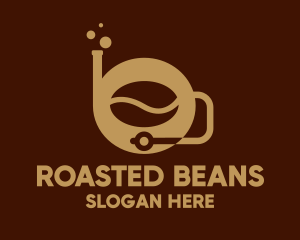 Coffee Bean Snorkel logo design