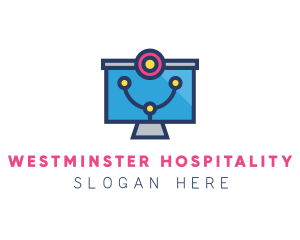 Medical Diagnostic Monitor logo design