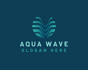 Wave Fluid Aqua logo
