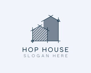 House Construction Architecture  logo design