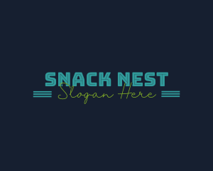 Cool Neon Business logo design