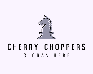 Chess Piece Horse Knight logo design