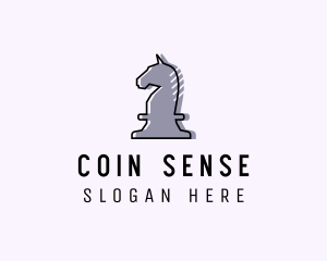 Chess Piece Horse Knight logo design