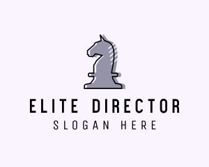 Chess Piece Horse Knight logo design