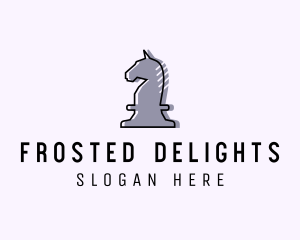 Chess Piece Horse Knight logo design