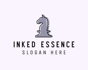 Chess Piece Horse Knight logo design