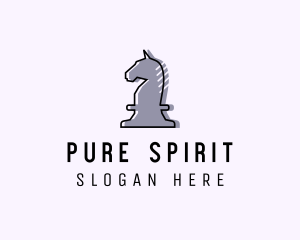 Chess Piece Horse Knight logo design