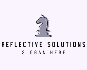 Chess Piece Horse Knight logo design